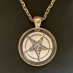 Satanic Chain Link Necklace